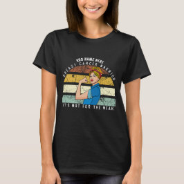 Borstkanker Awareness Warrior T-Shirt