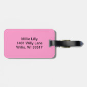 Borstkanker Bagagelabel (Achterkant horizontaal)