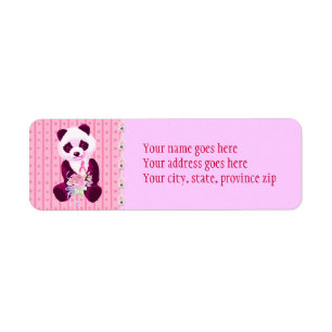 Borstkanker Beer Panda Etiket