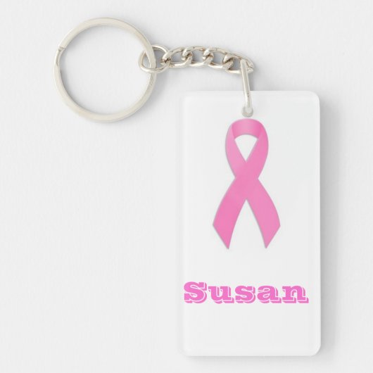 Borstkanker beloningssleutel sleutelhanger (Voorkant)