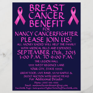 Borstkanker Benefit Flyer