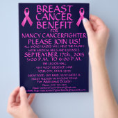 Borstkanker Benefit Flyer (Hand)