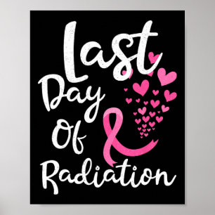 Borstkanker bestralingstherapie laatste dag van de poster
