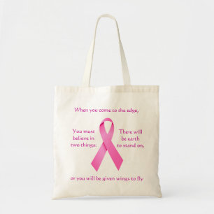 Borstkanker Bewustmaking 3 Canvas tas