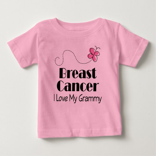Borstkanker Bewustmaking Grammy Pink Tutu Shirt (Voorkant)