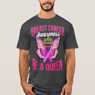 Borstkanker Bewustmaking is een koningin die roze  T-shirt