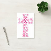 Borstkanker Bewustmaking Roze lint kruis Post-it® Notes (Kantoor)