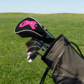 Borstkanker Bewustmaking Roze lint overleving Golfheadcover (Insitu)
