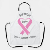 Borstkanker Bewustmaking Roze lint Schort (Voorkant)