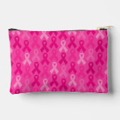 Borstkanker Bewustmaking Roze lintpatroon Etui (Achterkant)