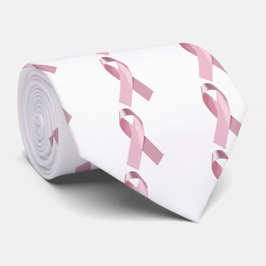 Borstkanker Bewustmaking! Stropdas (Opgerold)