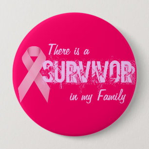 Borstkanker Bewustmaking - Survivor Button