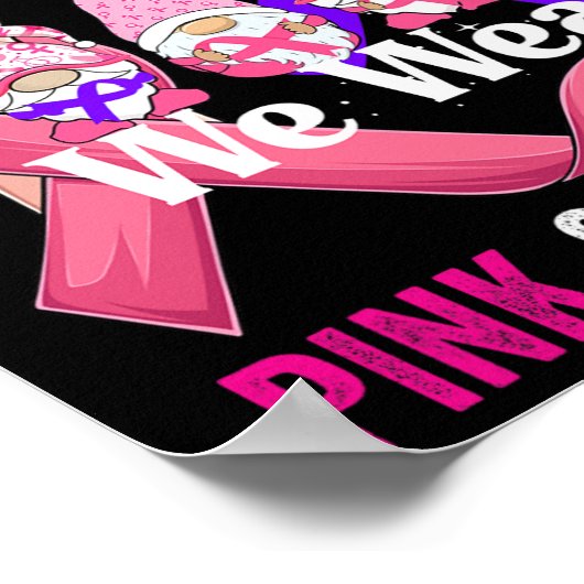 Borstkanker - Bewustmaking van huiselijk geweld Ro Poster (Hoek)