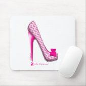 Borstkanker - Bewustmakingsroze lint Muismat (Met muis)