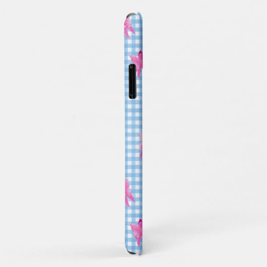 Borstkanker Bewustmakingsroze lintvlinder Case-Mate iPhone Case (Achterkant/rechts)
