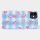 Borstkanker Bewustmakingsroze lintvlinder Case-Mate iPhone Case (Achterkant (horizontaal))
