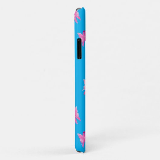 Borstkanker Bewustmakingsroze lintvlinder Case-Mate iPhone Case (Achterkant/rechts)
