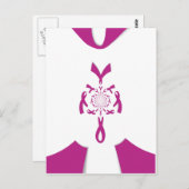 Borstkanker Bewustzijn Art Print Briefkaart (Voorkant / Achterkant)