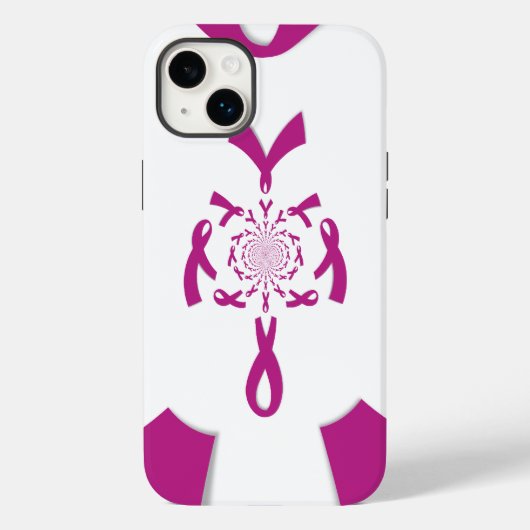 Borstkanker Bewustzijn Art Print Case-Mate iPhone Case (Achterkant)