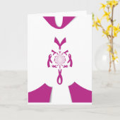 Borstkanker Bewustzijn Art Print Kaart (Gele Bloem)