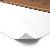 Borstkanker Bewustzijn Beer in roze jurk Poster (Hoek)