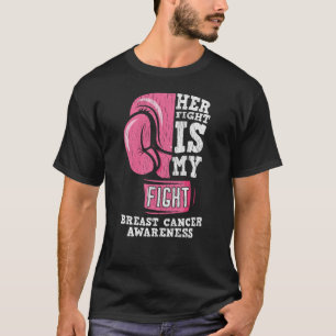Borstkanker Bewustzijn Familie Vrienden Ondersteun T-shirt