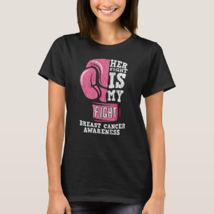 Borstkanker Bewustzijn Familie Vrienden Ondersteun T-shirt