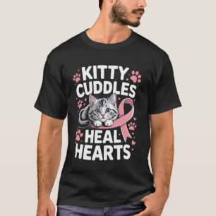 Borstkanker Bewustzijn Huisdier Kat Liefhebber Kit T-shirt