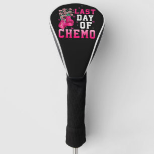 Borstkanker Bewustzijn Laatste Dag van Chemo Krijg Golfheadcover