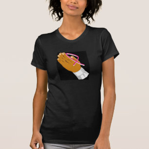 Borstkanker Bewustzijn Prader Hands T-shirt