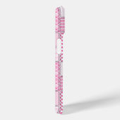 Borstkanker Bewustzijn Quilt Patroon Telefoon Case (Achterkant / Rechts)