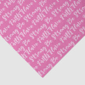 Borstkanker bewustzijn sterk roze zijn tissuepapier (Detail)