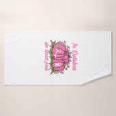 Borstkanker Bewustzijn T-shirt Oktober Draag Roze Badhanddoek (Badhanddoek)