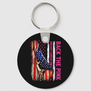 Borstkanker Bewustzijn Terug De Roze Amerikaanse V Sleutelhanger