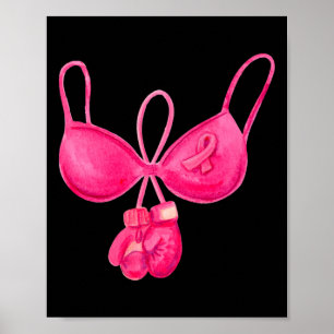 Borstkanker Bewustzijnscadeaus voor Vrouwen Vriend Poster