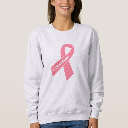 Borstkanker Blush Pink Ribbon Trui (Voorkant)