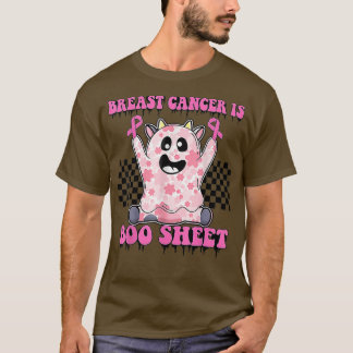 Borstkanker: Boo Sheet Retro Groovy Spooky Hal T-shirt