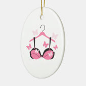 Borstkanker Bra Keramisch Ornament (Links)