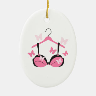 Borstkanker Bra Keramisch Ornament