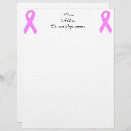 Borstkanker Briefhoofd (Voorkant / Achterkant)