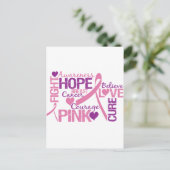 Borstkanker Briefkaart (Staand voorkant)