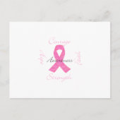 Borstkanker Briefkaart (Voorkant)
