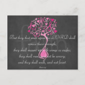 Borstkanker Briefkaarten van de Scripting van de B (Voorkant)