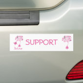 Borstkanker Bumpersticker (Op auto)