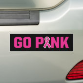 Borstkanker Bumpersticker (Op auto)