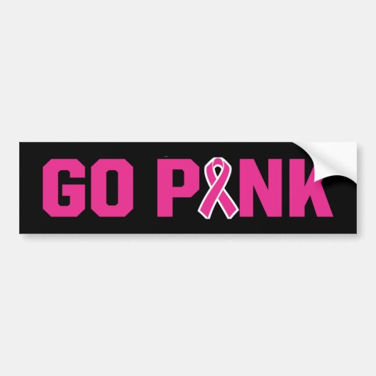 Borstkanker Bumpersticker (Voorkant)