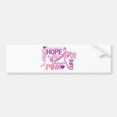 Borstkanker Bumpersticker (Voorkant)