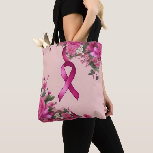 Borstkanker Canvas tas (Dichtbij)