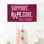 borstkanker Custom gepersonaliseerde naam Banner S (Insitu)