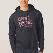 borstkanker Custom Pullover Hoodie (Voorkant)